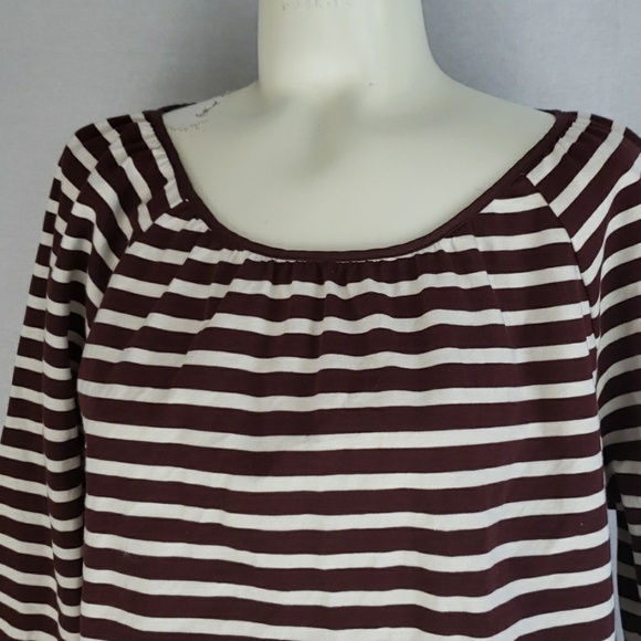 J. Crew striped peasant top size s - Picture 3 of 8